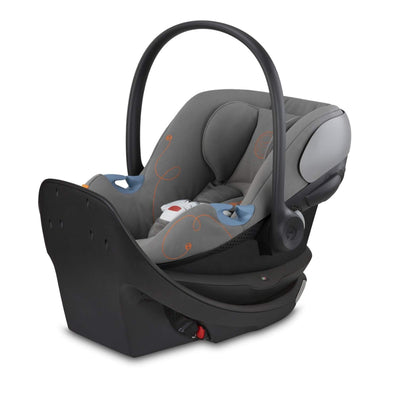 Bebê Conforto Cybex Aton G Swivel Com SensorSafe Lava Grey - Reclinação Easy Glide