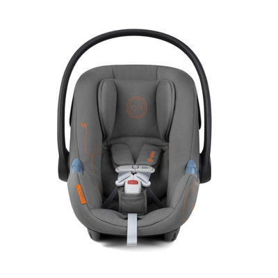 Bebê Conforto Cybex Aton G Swivel Com SensorSafe Lava Grey - Arnês Ajustável com 11 Posições, Sem Necessidade de Recolocação